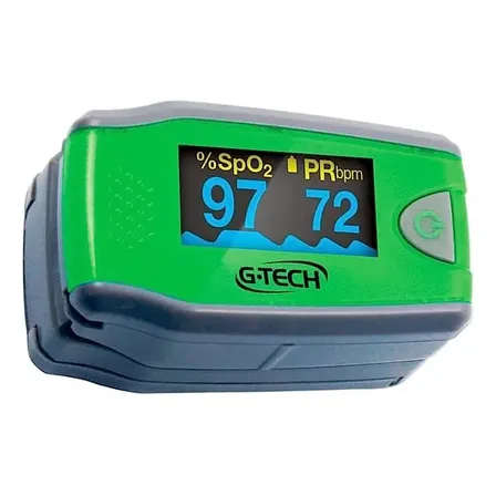 Oxímetro Pediátrico G-tech Verde E Cinza