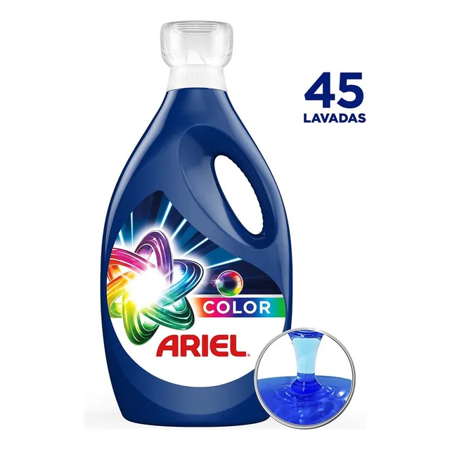 Detergente Líquido Ariel Color 45 Lavadas 2.8 Litros