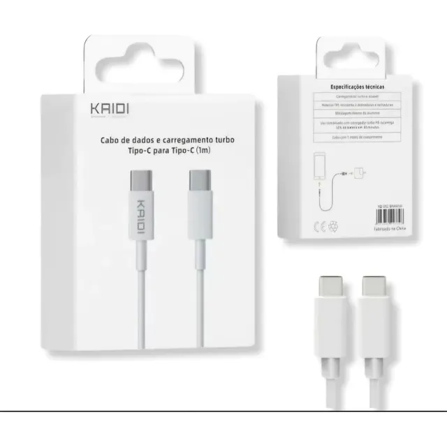 Cabo De Dados E Carregamento Turbo Tipo-c Para Lightning
