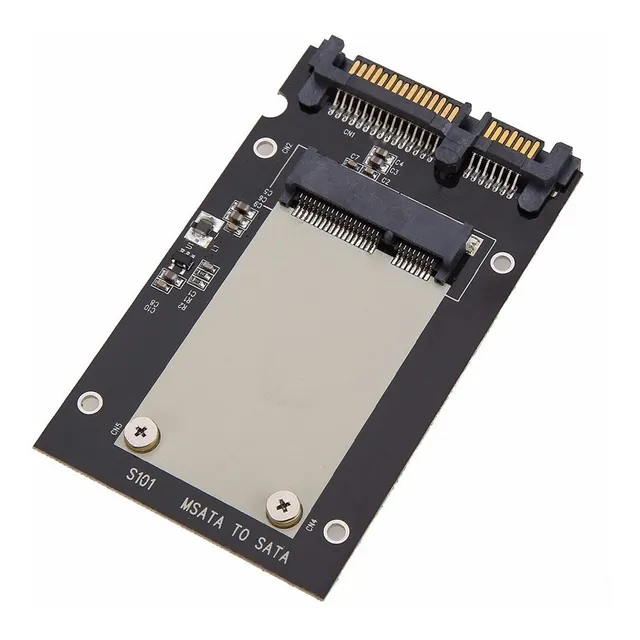Adaptador Convertidor De Ssd Msata A Disco Sata De 2.5 PuLG.