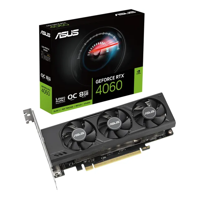 Tarjeta Gráfica Asus Geforce Rtx 4060 Lp Brk Oc 8 Gb Gddr6