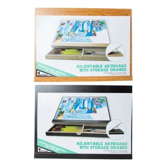 Caballete De Mesa Ajustable Arte Dibujo Pintura Mesa Cajon