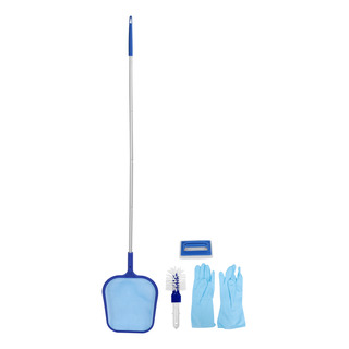Kit De Limpieza De Piscinas Leaf Skimmer Net Pole Sponge Kit De Limpieza De Piscinas Leaf Skimmer Net Pole Sponge