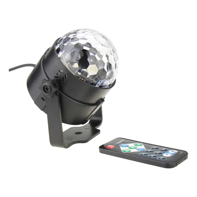 Bola Mágica De Cristal De 3 W, Luz Led Rgb, Dj, Fiesta, Disc