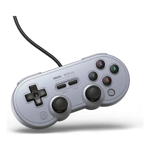 Controlador con cable Sn30 Pro Switch Windows Steam Grey, color gris
