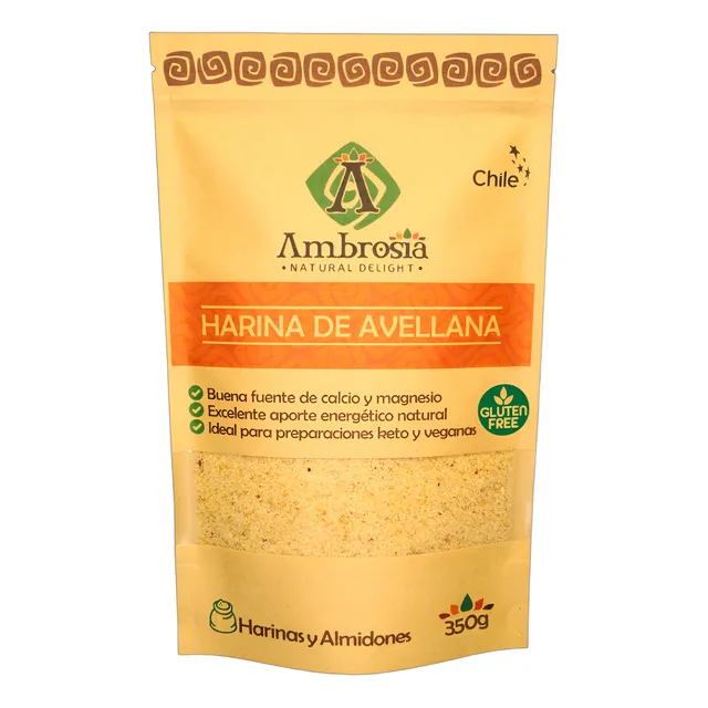 Harina De Avellanas Ambrosia Integral 350g