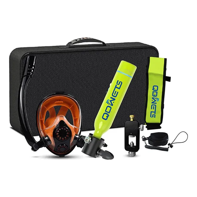 Snorkel De Buceo Kit De O.5l Recargable Con Mascara