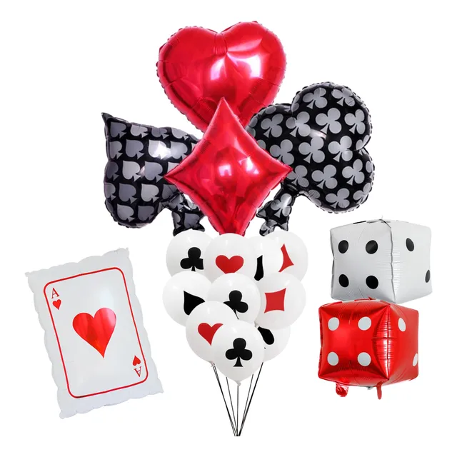 Kit Globo Naipes - Fiesta Casino / Poker
