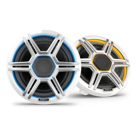 Parlantes Nauticos Apollo 7.7 Led Rejilla Deportiva Coaxial