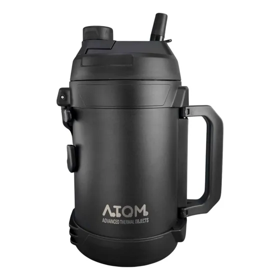 Termo Atom Aconcagua de acero inoxidable 3.2 L Aislado Por Vacío Color Negro