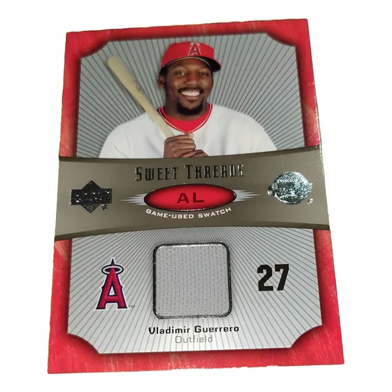 Cv Vladimir Guerrero 2002 Upper Deck Sweet Spot Jersey