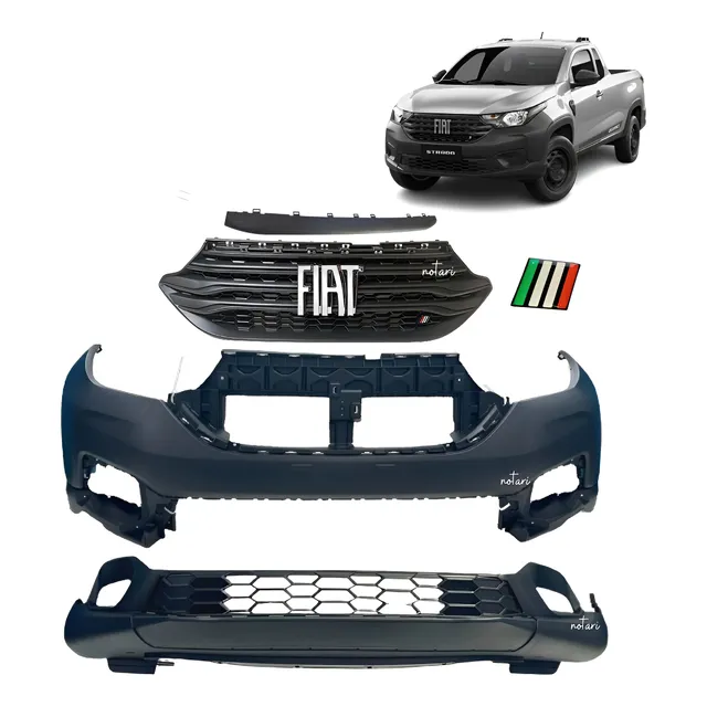Kit Parachoque Saia Fiat Strada  Endurance 2020 2021 2022