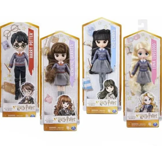 Harry Potter Pack 4 Muñecos 20cm Hermione Luna Cho Chang