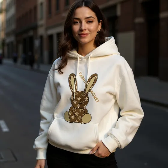 Moletom Confortável Algodão Feminina Blusa De Frio Plus Size