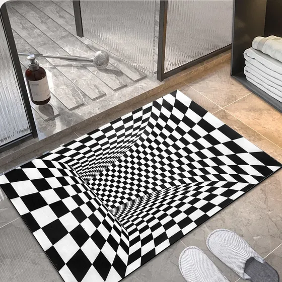 Cojzlx Alfombra Baño Super Absorbente Secado Rapido Respaldo
