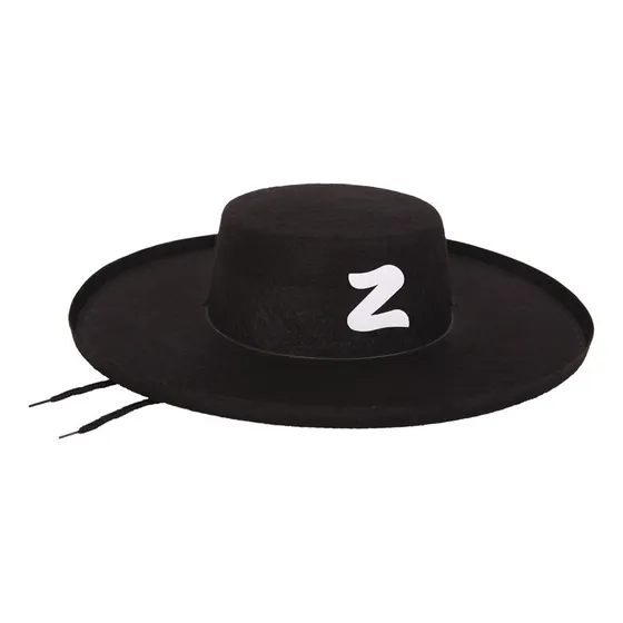 Sombrero Zorro De Felpa Negro Cotillon Difraz Fiesta