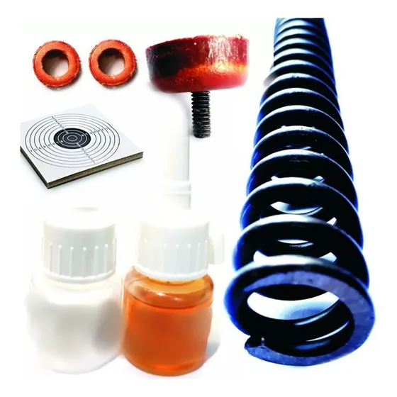 Kit Repuesto Rifle Aire Comprimido Chin Resorte Sopap Cuero