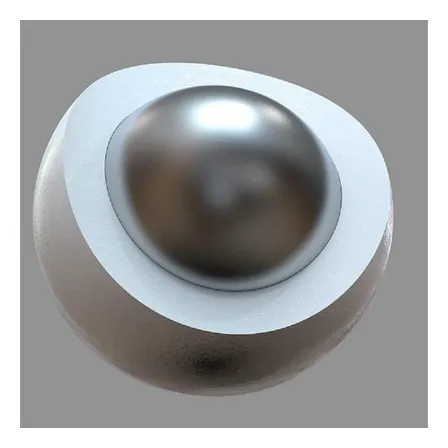 25 Bolas De Metal .68 Cal Con Recubrimiento De Pvc - Defensa