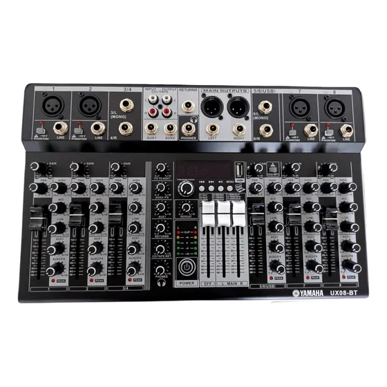 Consola  Mezcladora De Sonido 8 Canales Profesional