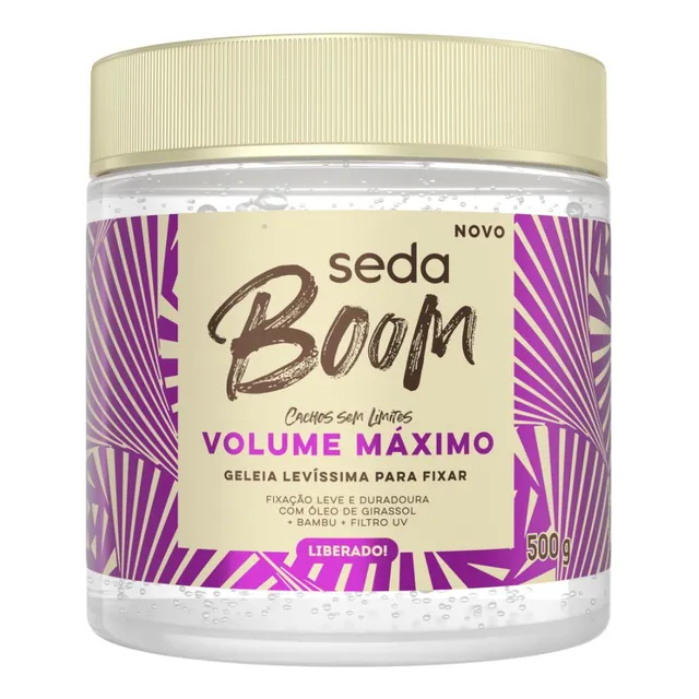Geleia Seda Boom Volume Máximo 500 g