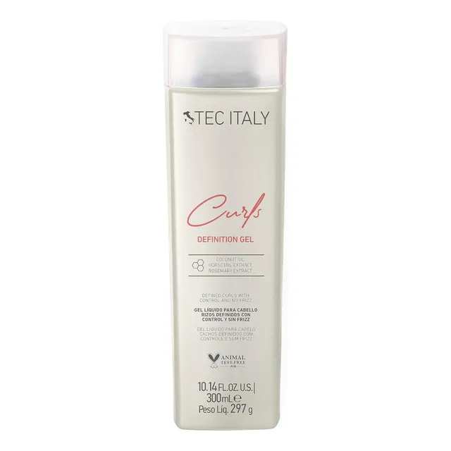 Tec Italy Curls Gel Líquido Peinar Rizos Antifrizz 300 Ml