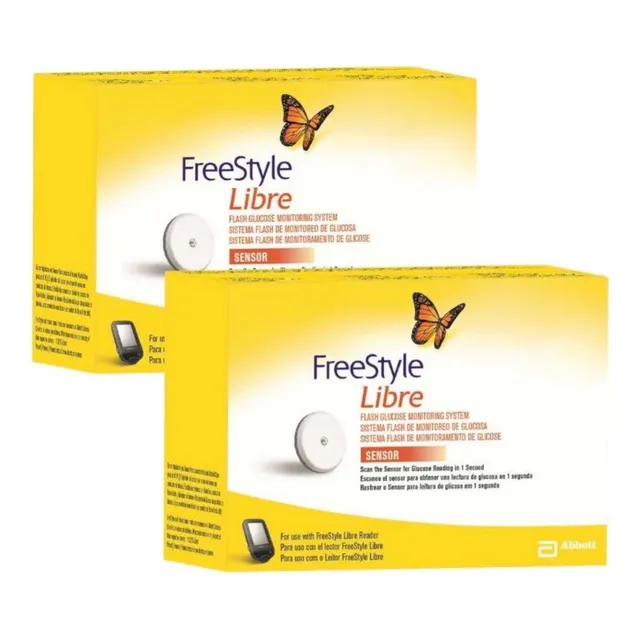 Kit de 2 Sensores Glucómetro continuo Abbott Freestyle Libre