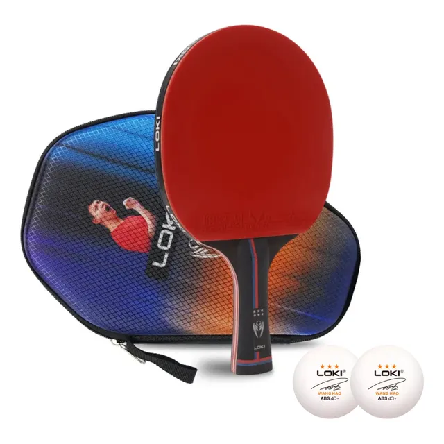 Paleta Ping Pong Loki 6 Estrellas K6pro Funda Dura Goma Ittf