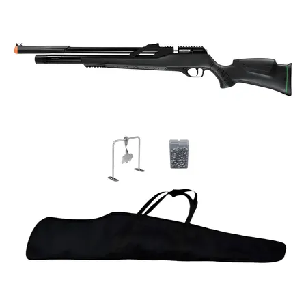 Carabina Pressão Pcp T-rex 5.5 Artemis+ Capa+ Chumbo+ Javali Preto 1397 Mm
