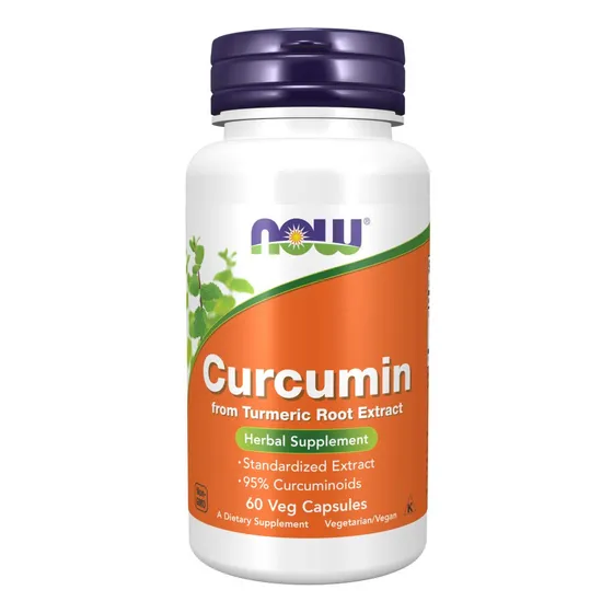Supplement Now Foods, Cúrcuma Y Curcumina, 665 Mg, 60 Cápsul