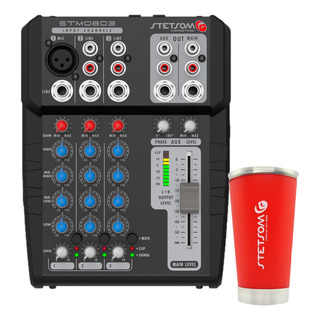 Mesa De Som Ganhos E Mic Stm0803 Stetsom 3 Canais 4 Eq Band Mesa De Som Ganhos E Mic Stm0803 Stetsom 3 Canais 4 Eq Band