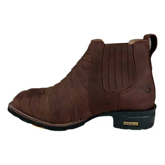 Botina Masculina Cowboy Escamada Confortável