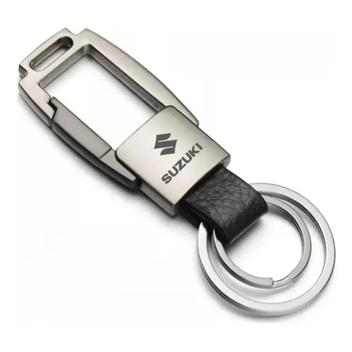 Chaveiro GWM ORA 03 HAVAL H6 GT Metal Couro Ecológico Dourado