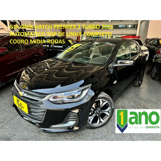 Chevrolet Onix Hatch Premier2 1.0 Turbo Flex 2021 Automatico Completo Top