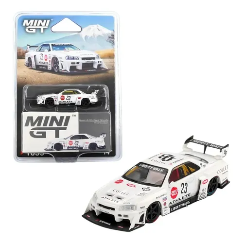 Mini Gt Nissan Lb-er34 Super Silhouette Skyline #844 Preto