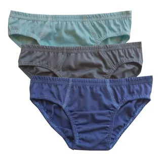 Kit Com 9 Cueca Slip Infantil 100% AlgodĂŁo Sortida Kit Com 9 Cueca Slip Infantil 100% AlgodĂŁo Sortida