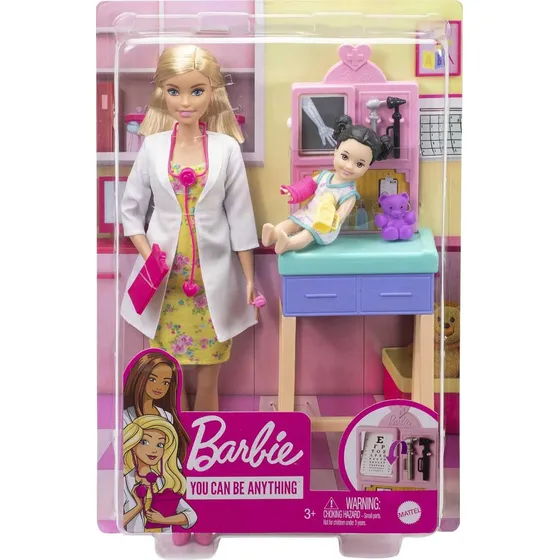 Muñeca Barbie Baby Doctor Pediatra - Juguete Para Niñas