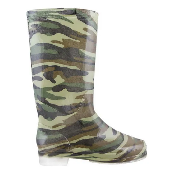 Bota Lluvia Urbana Estampada Pvc Varios Talles Impermeable