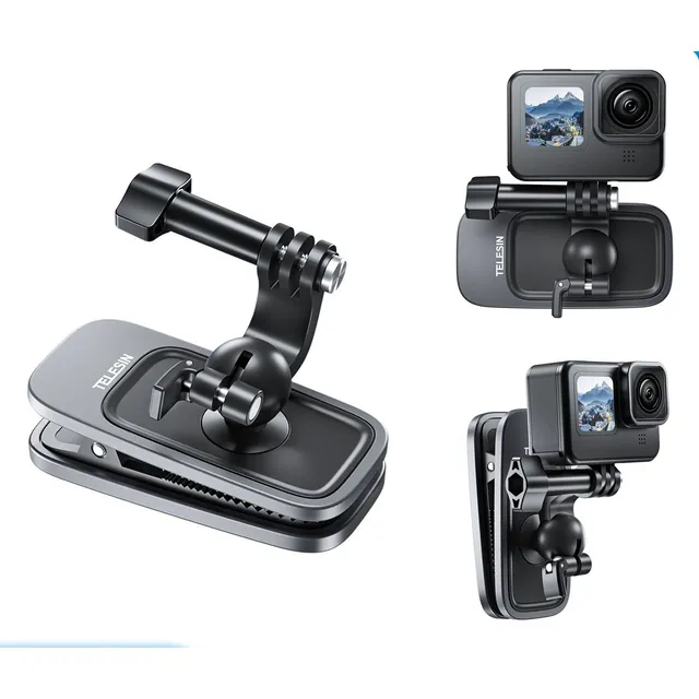 Clip Mochila Magnético De 360° Para Gopro U Otras - Telesin