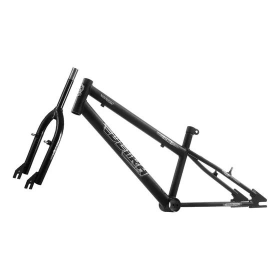 Quadro + Garfo Aro 20 Especial Reforçado Rebaixado Preto