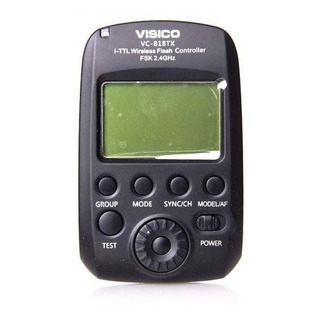 Transmissor Radio Flash Vc-818tx Para Flashes Visico Transmissor Radio Flash Vc-818tx Para Flashes Visico