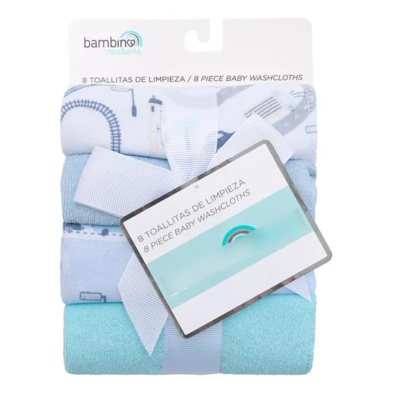 Toallitas De Algodón Bambino Para Bebé - Pack 8 Unidades