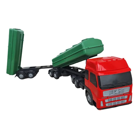 Poliplac Industria De Plasticos Bi Trem 2023 1:18 Vermelho