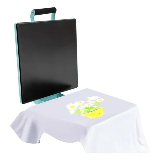 Plancha Termica Sublimacion Estampado 38x38 Azul Digital Dtf