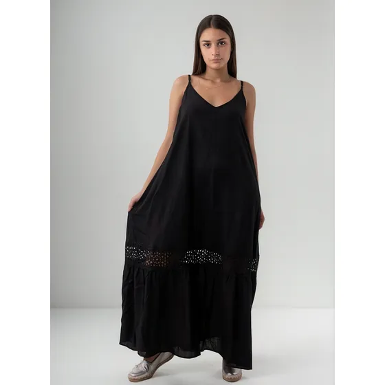Vestido Largo De Lino Byh
