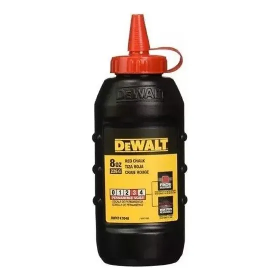 Tiza Para Chocla Roja Tira Lineas Repuesto Dewalt