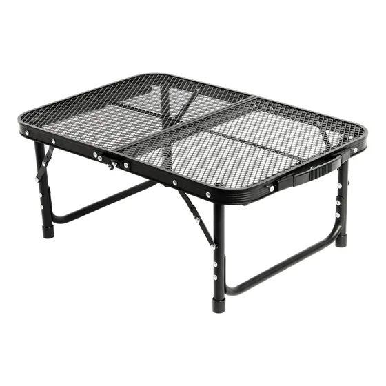 Mesa Plegable Acero Ontake Negra Doite Color Negro