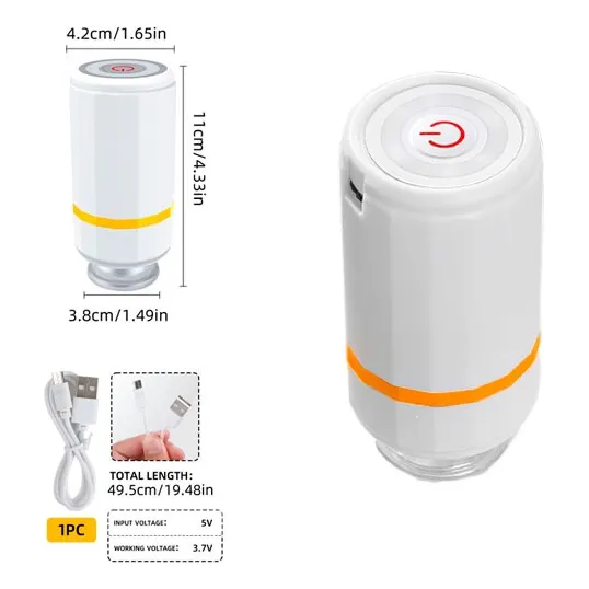 Mini Máquina Selladora Al Vacío De Bolsas Alimentos Vacuum