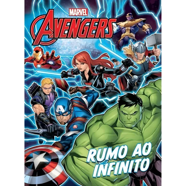 Biblioteca Marvel - Avengers - Infinite Road, de Disney. Editorial Rideel Editora (Smart Bug) en portugués