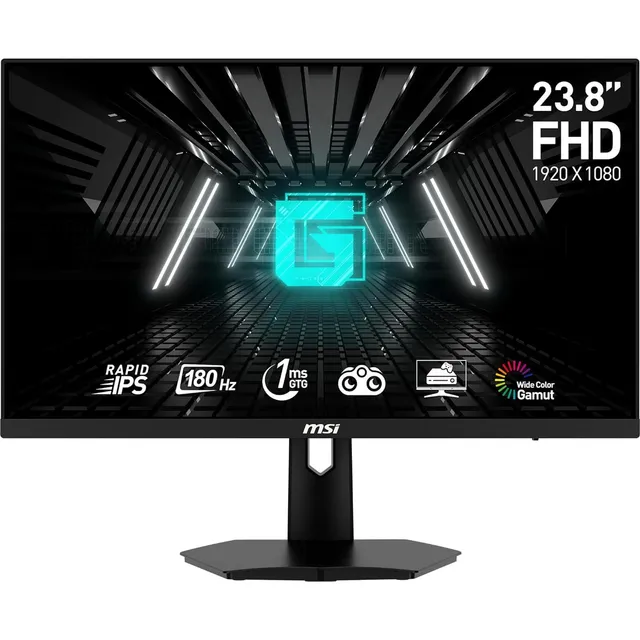 MONITOR GAMER MSI CON PANTALLA DE 24 180HZ Y RESOLUCIÓN FULL HD
