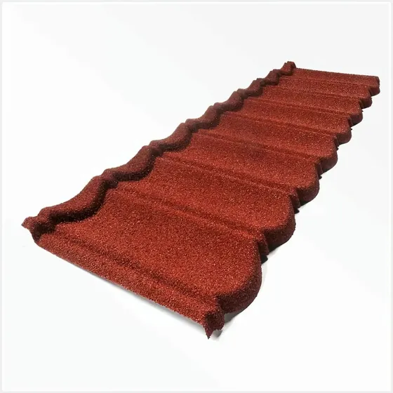 Chapa Gravillada Bond Tile Terracota Techos Aleros Pergolas Color Rojo